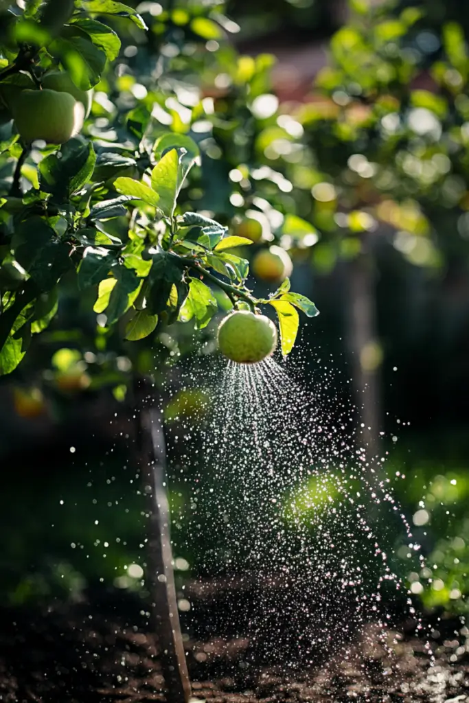 watering-fruit-trees