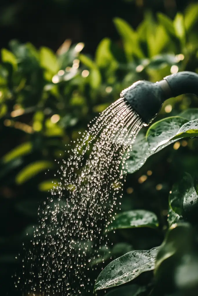 watering-plants-in-hot-summer