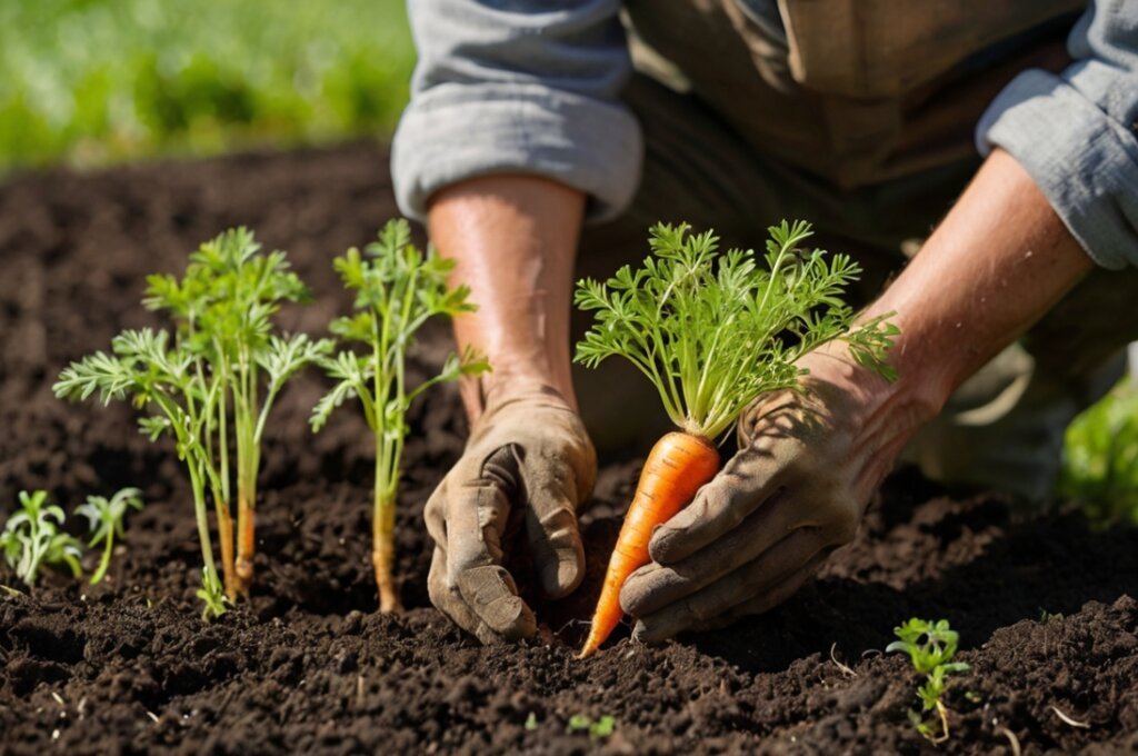 carrot-plant-fertilization