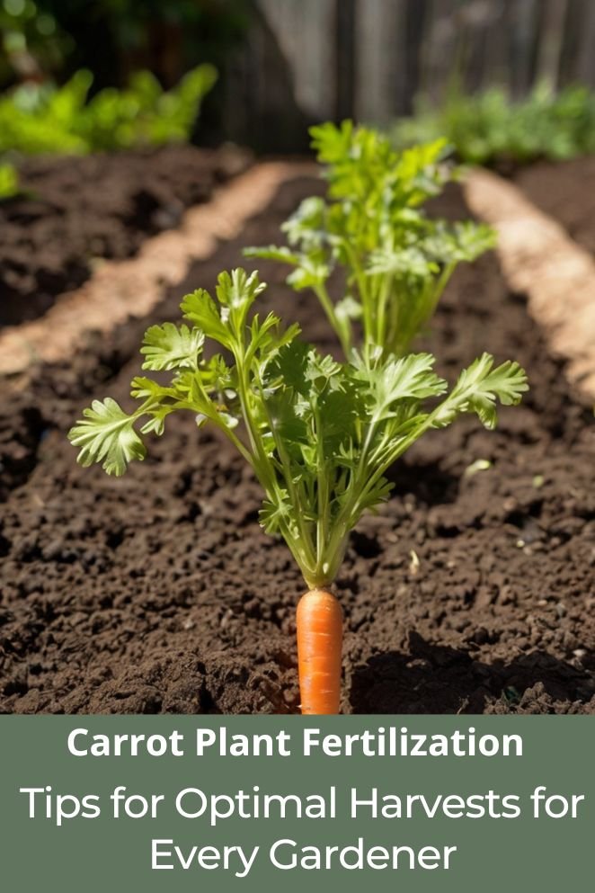 carrot plant fertilization