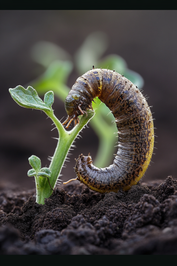 cutworm-on-tomatoes