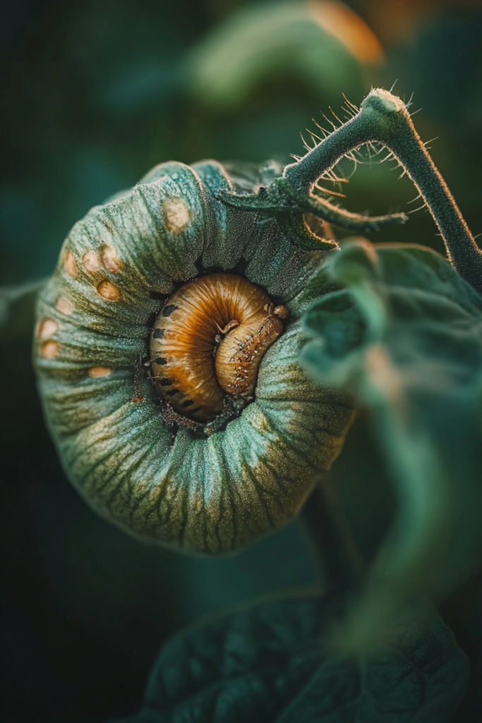 cutworm-on-tomatoes