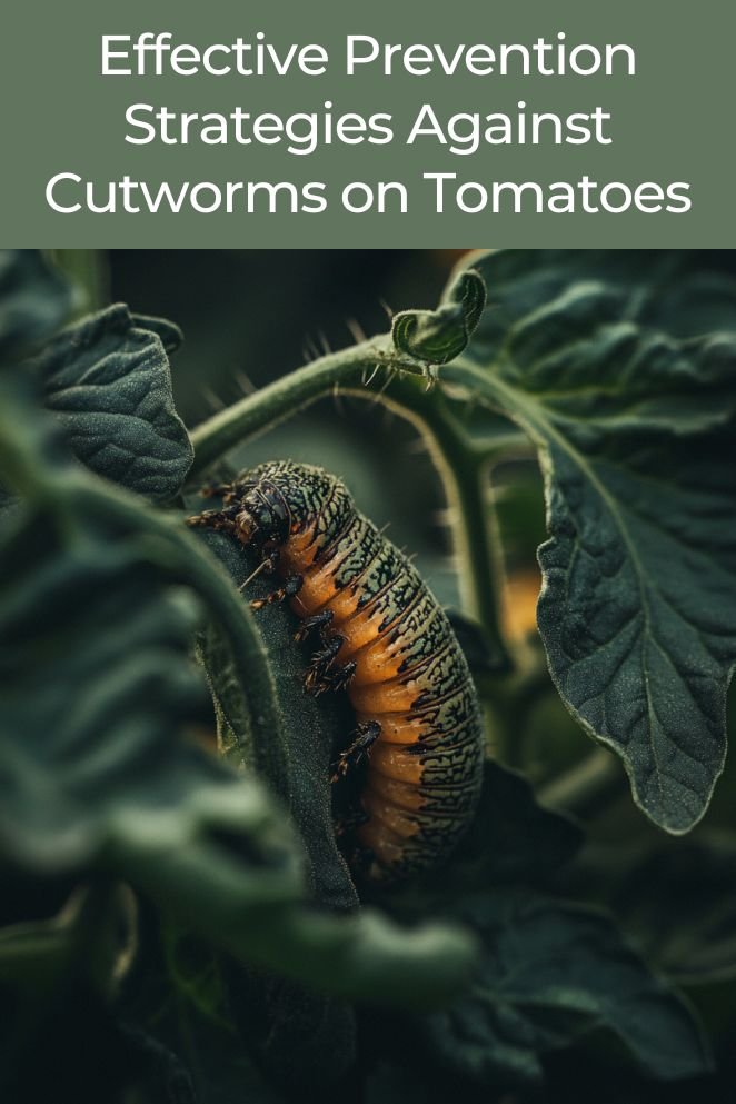 cutworm on tomatoes