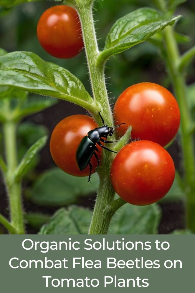 flea beetle on tomato