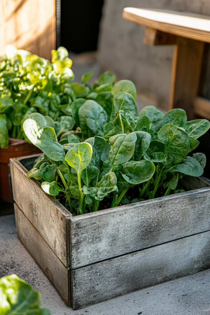 growing-spinach-in-containers