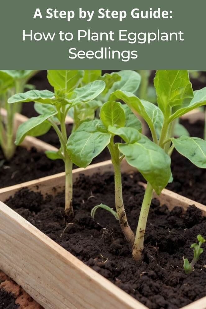 how to plant eggplant seedlings