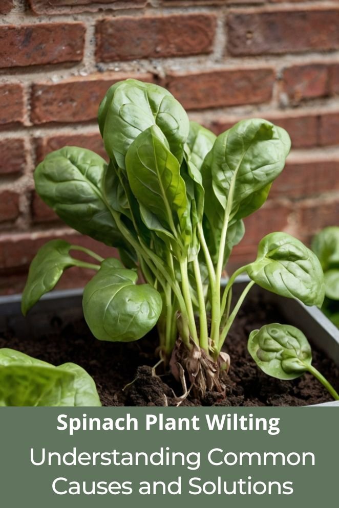 spinach plant wilting