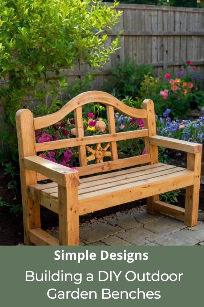 diy garden benches