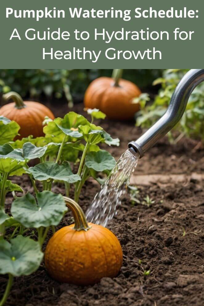 pumpkin watering schedule