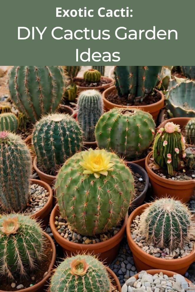 DIY cactus garden