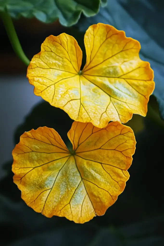 pumpkin-leaves-turning-yellow