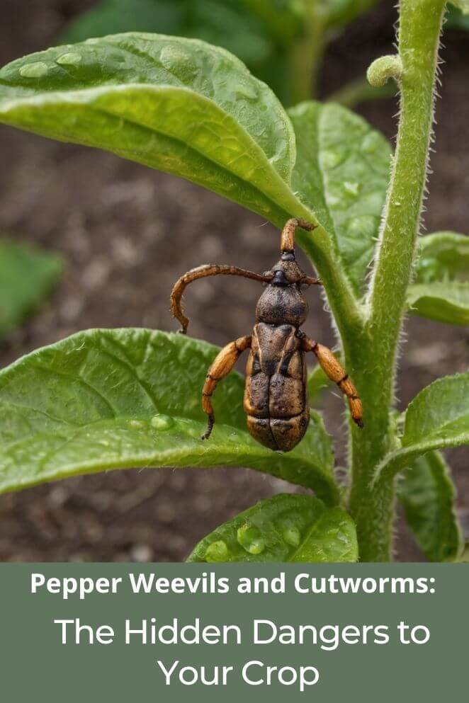 pepper weevils and cutworms