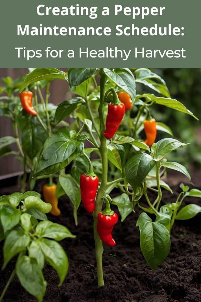 pepper maintenance schedule