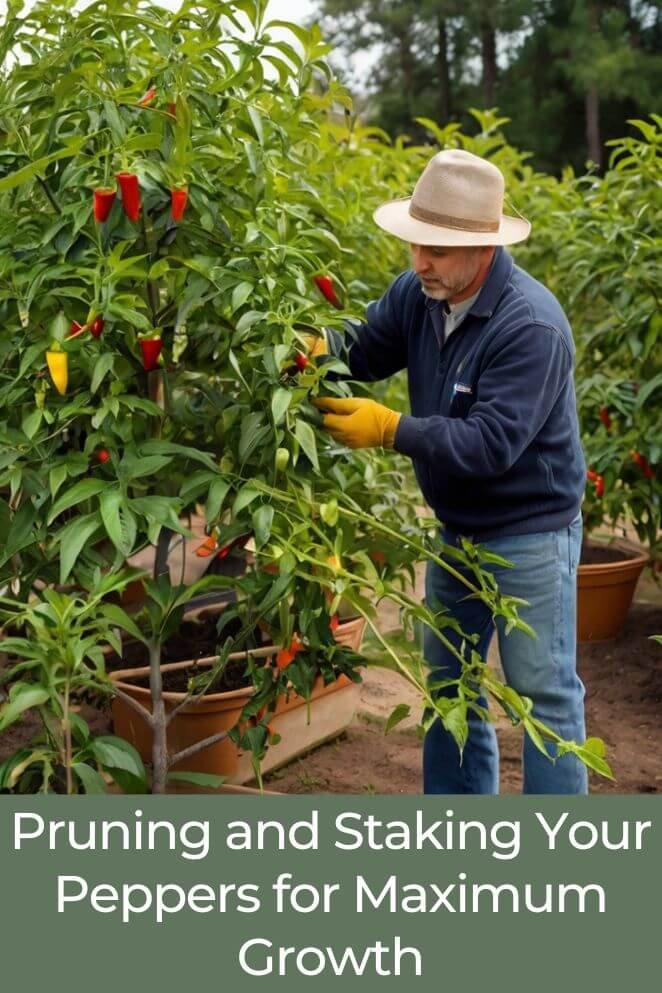 Pruning and Staking Peppers