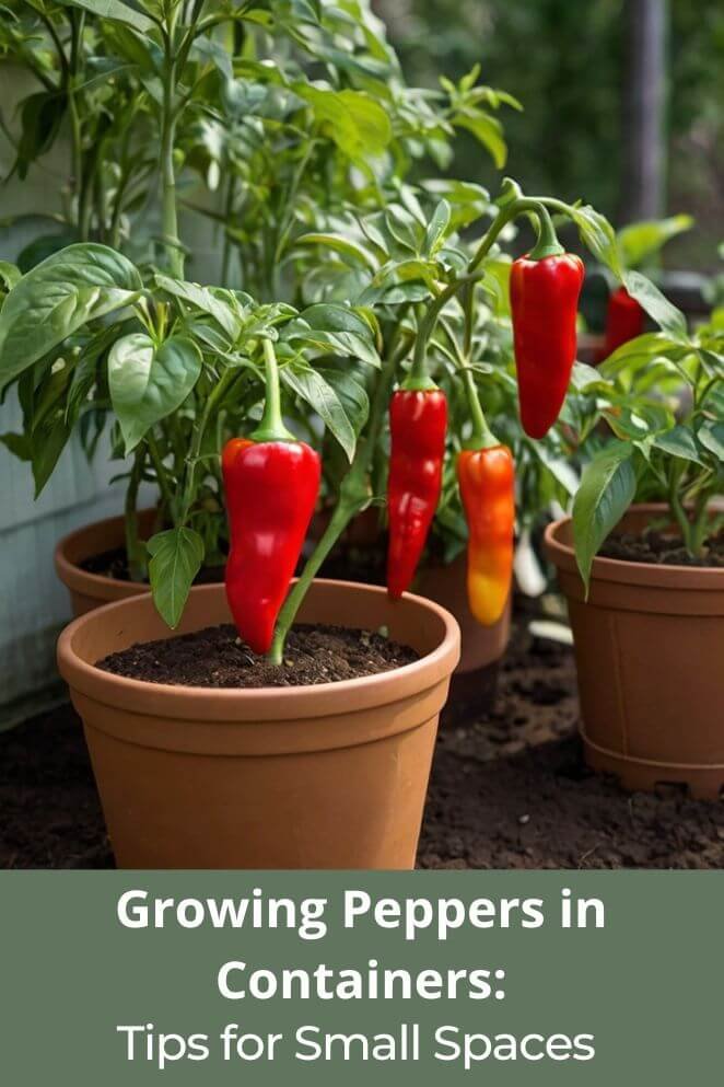 growing peppers in containers