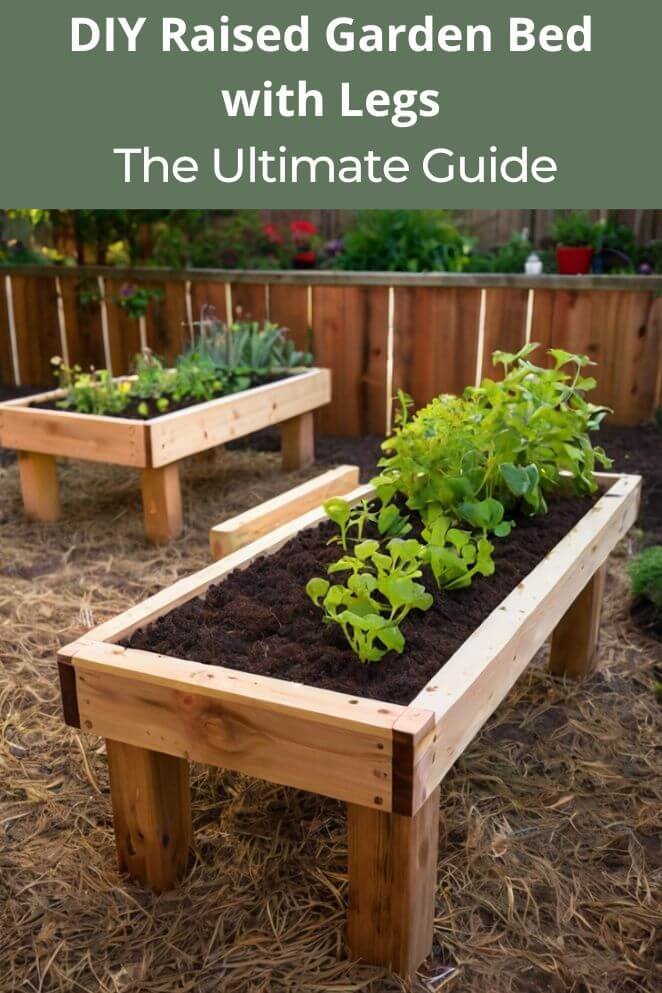 DIY Raised Garden Bed with Legs