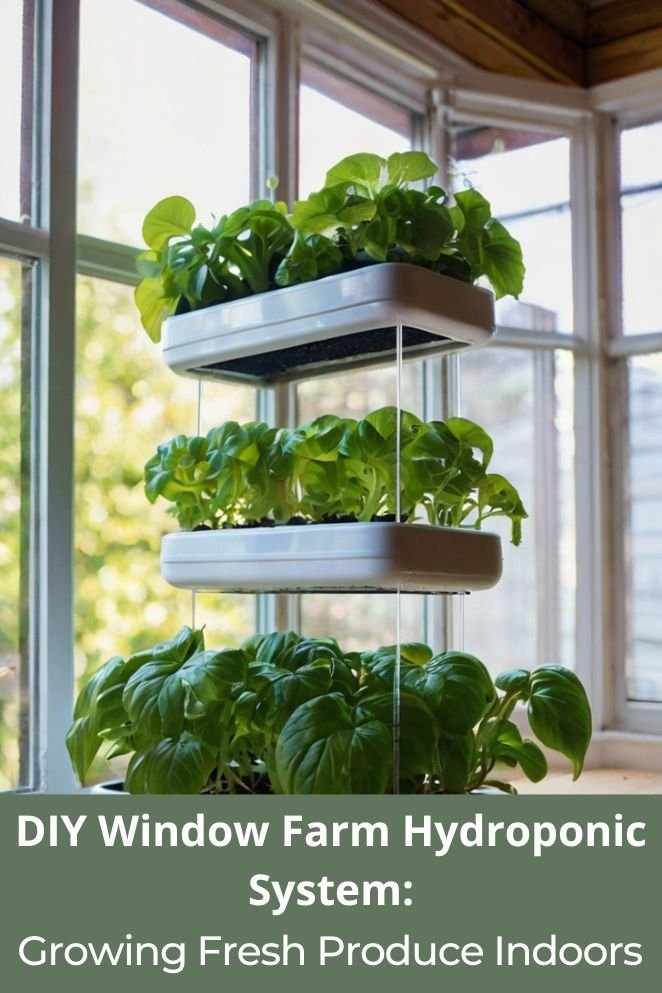 DIY Window Farm Hydroponic System