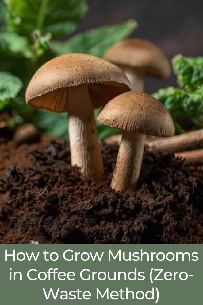 Grow Mushrooms in Coffee Grounds