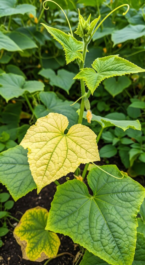 cucumber-leaves-turning-yellow