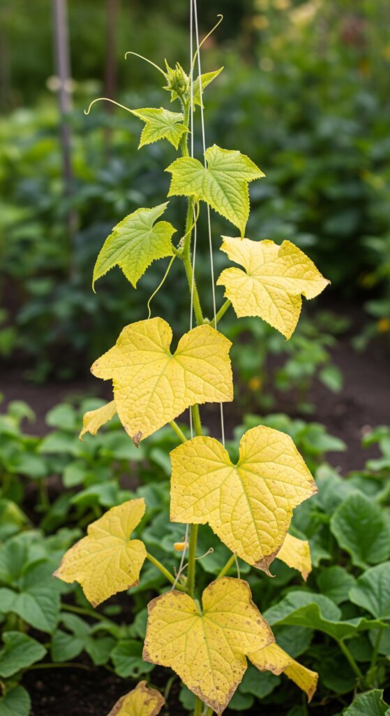 cucumber-leaves-turning-yellow