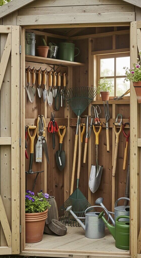 diy-homemade-garden-tool-storage