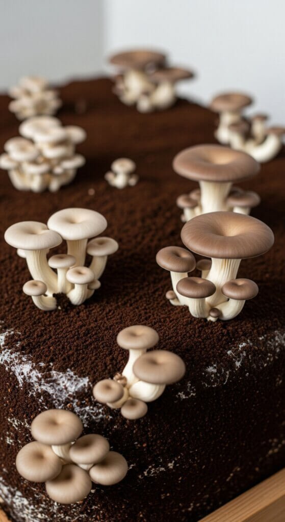 grow-mushrooms-in-coffee-grounds