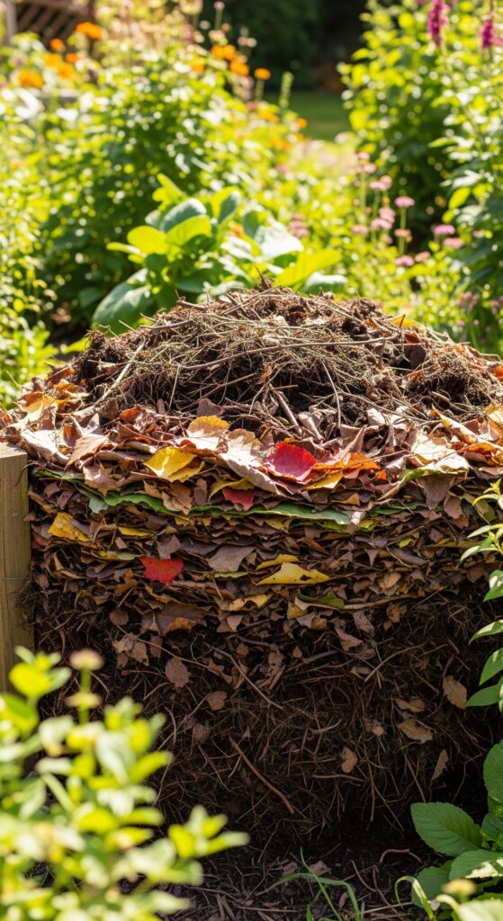 diy-leaf-mold-compost-system