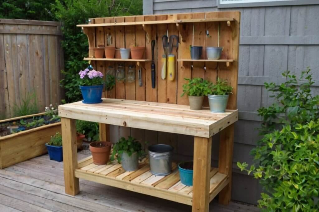 diy-potting-bench-from-scrap-wood