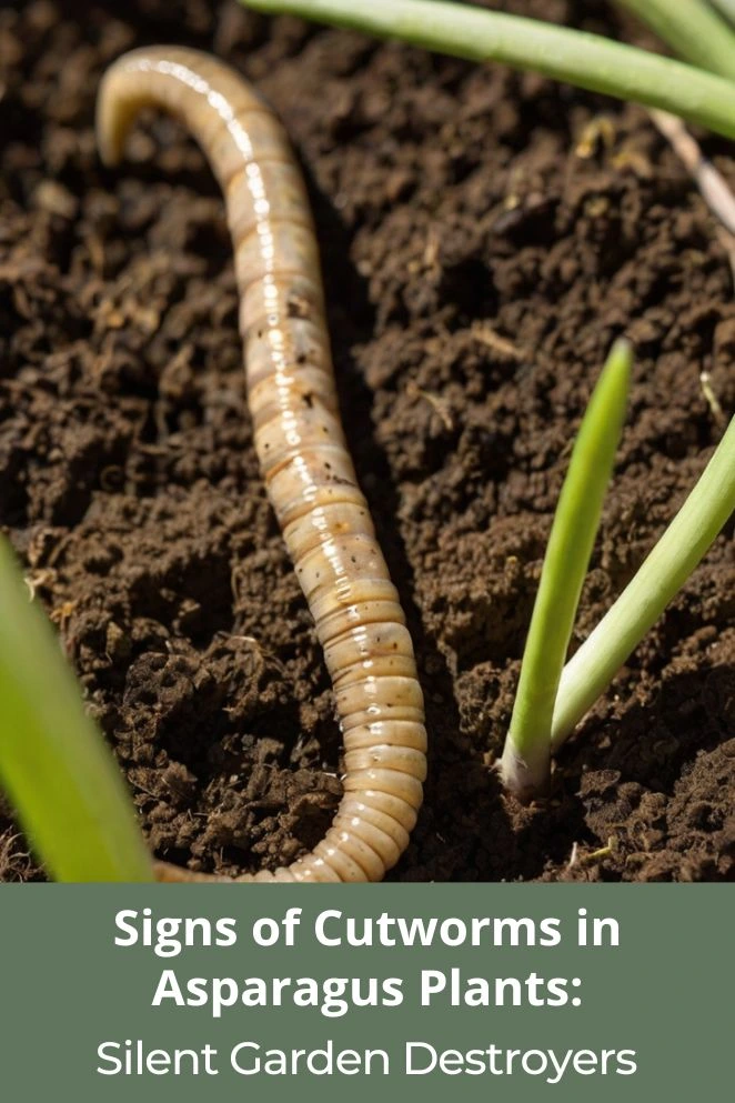 Signs of Cutworms in Asparagus Plants