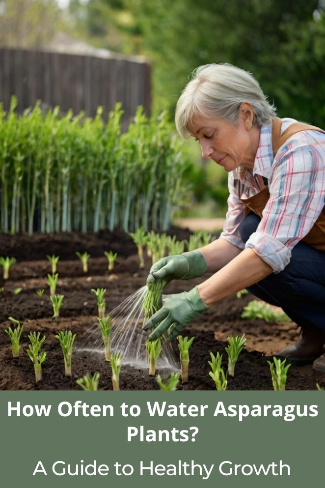 Watering Asparagus Plants