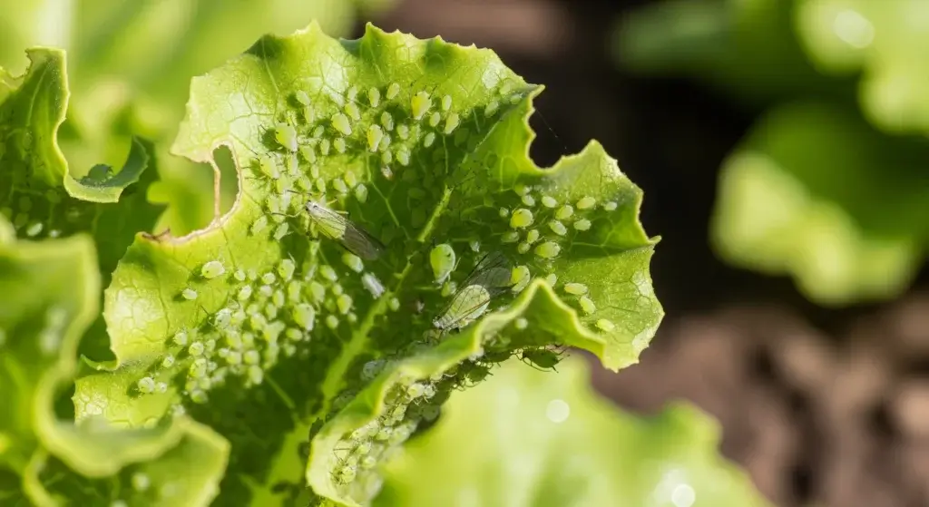 Aphids on Lettuce