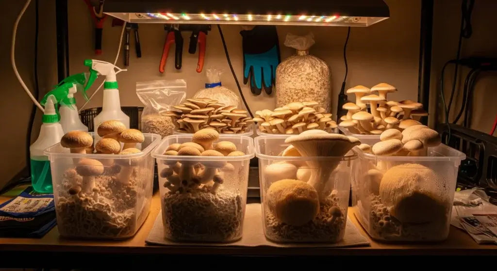 DIY Mushroom Growing Setup