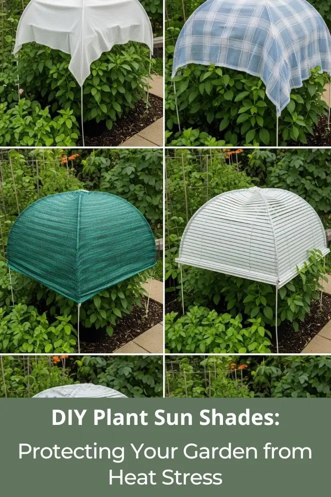 DIY Plant Sun Shades