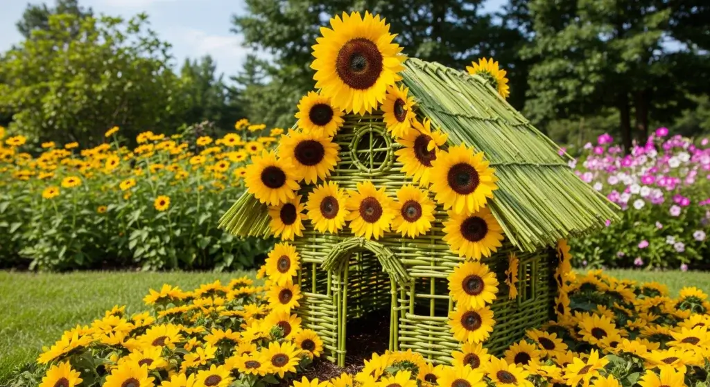 DIY Sunflower House Project