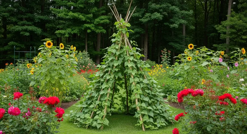 How to Make a Bean Pole Teepee