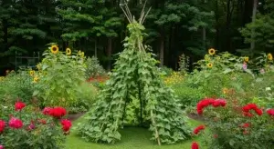How to Make a Bean Pole Teepee