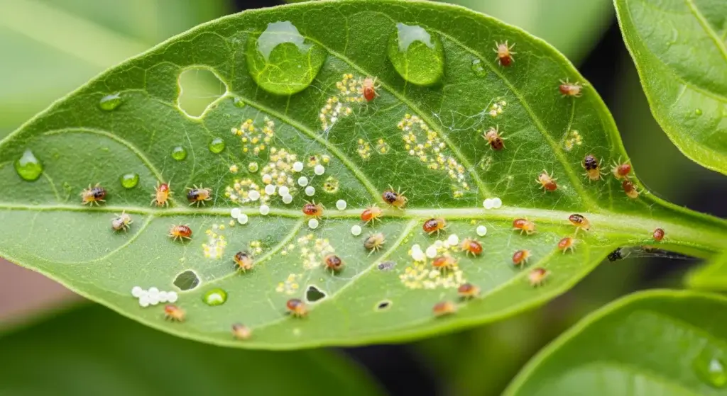Spider Mites on Peppers