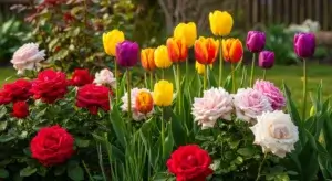 Growing Roses and Tulips