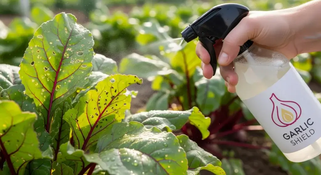 Garlic Spray for Beetroot Pests