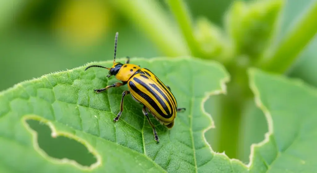 Striped Cucumber Beetle