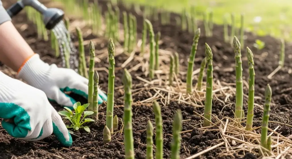 Asparagus Care in Spring