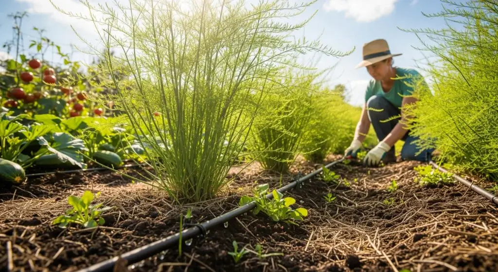Asparagus Care in Summer