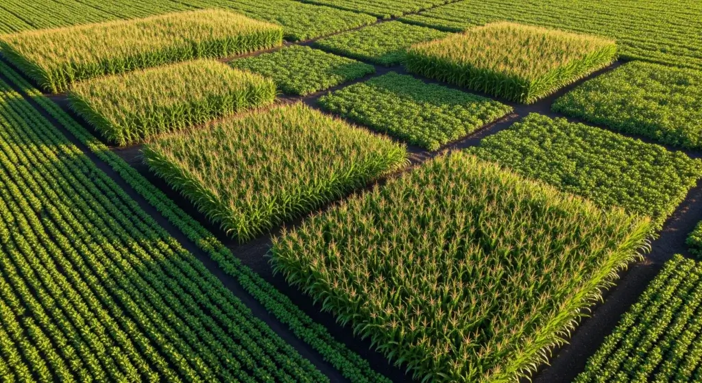 Planting Corn in Blocks