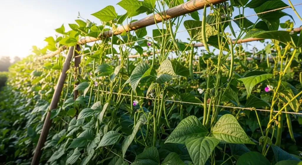 Bush Beans Trellis