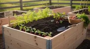 DIY Raised Bed for Root Vegetables