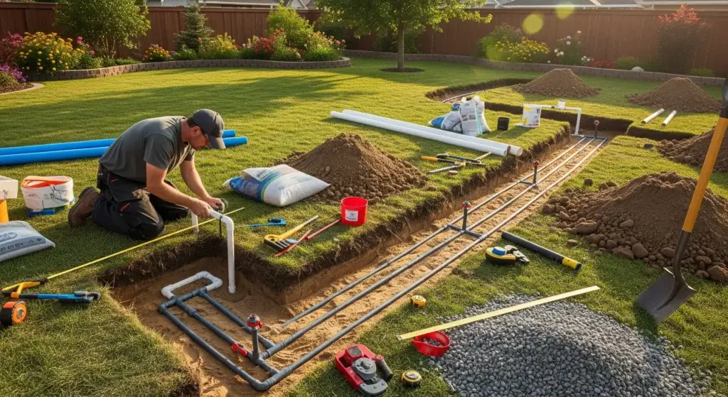 DIY Underground Irrigation System