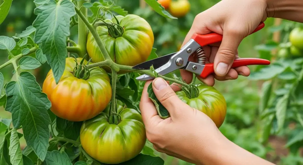 Prune Beefsteak Tomatoes