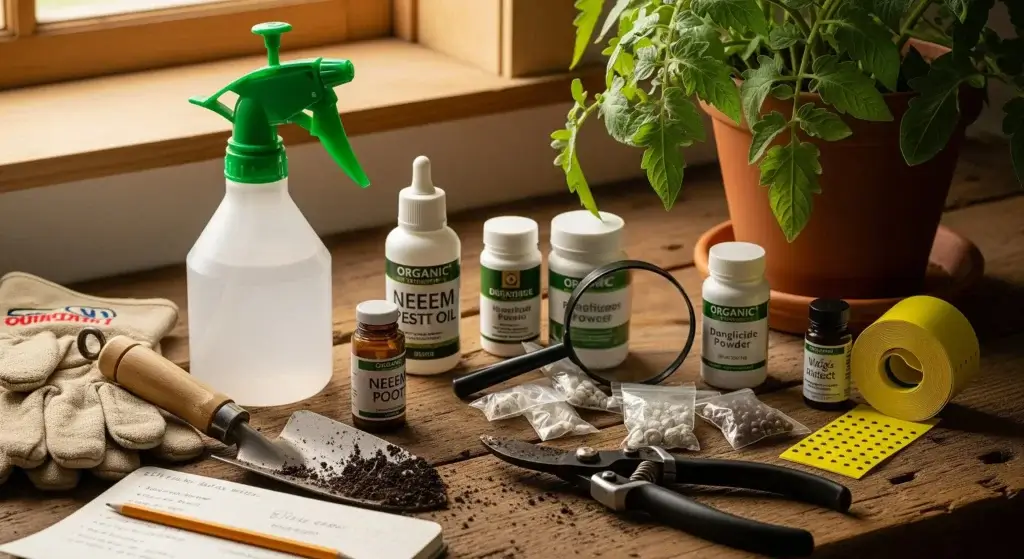 Tools and Supplies for Dealing with Pests and Diseases